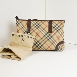 Burberry Tote Vintage Haymarket Check Pattern